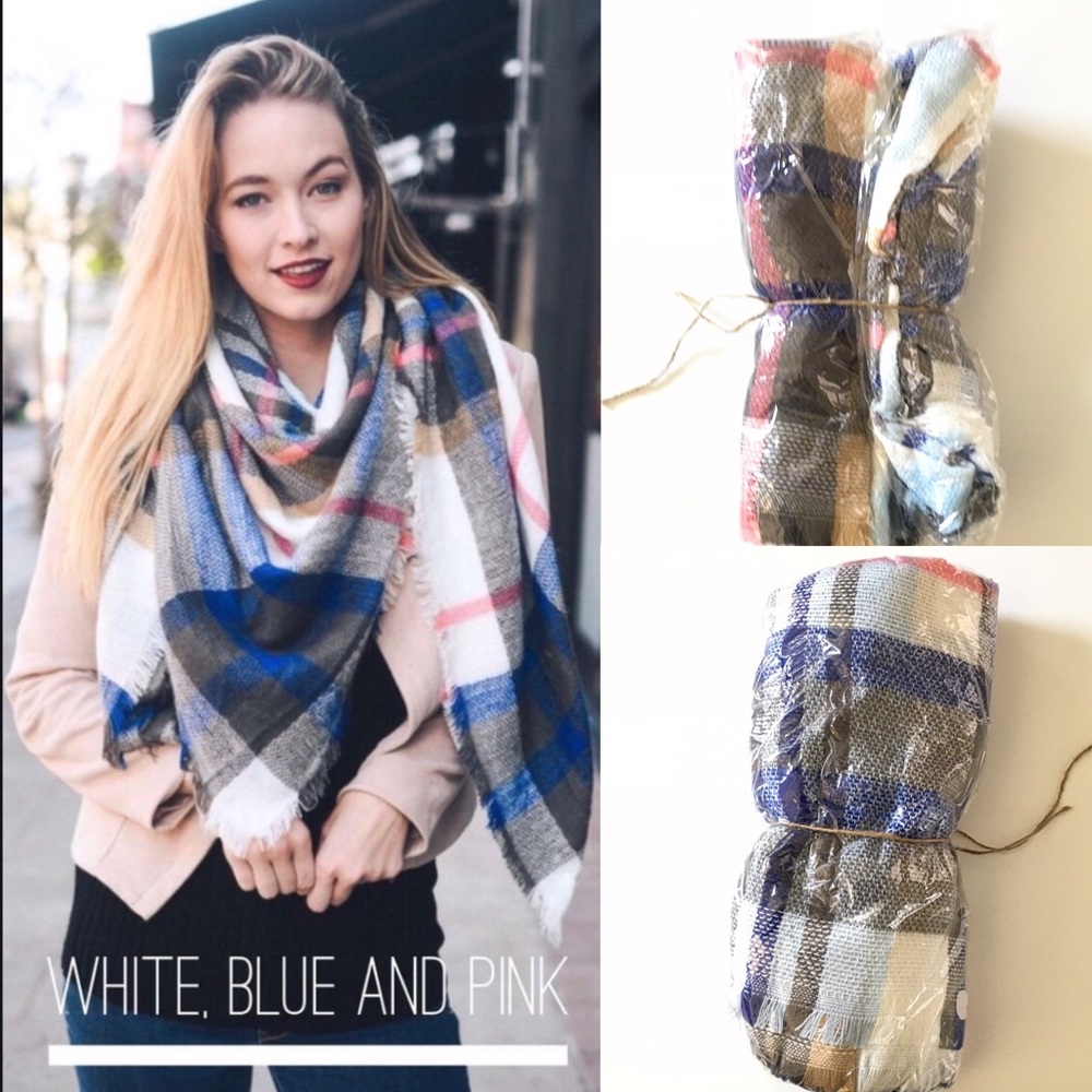 Flannel Blanket Scarf